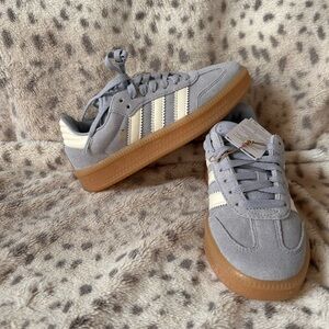 adidas Gray and White Sneakers